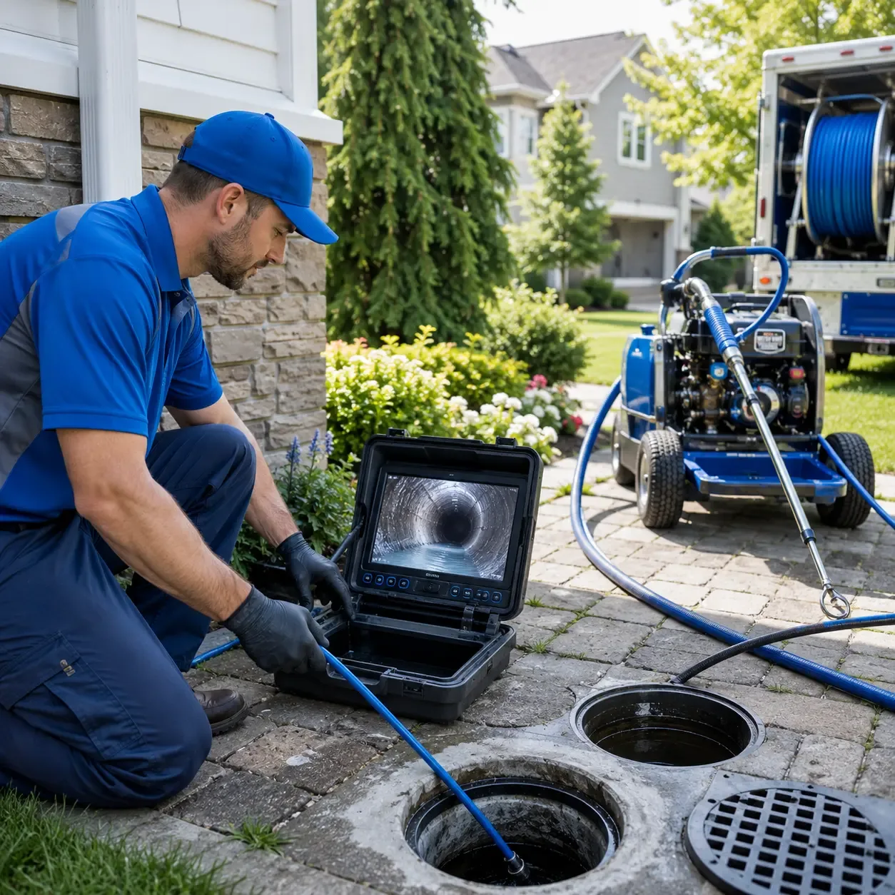 Outdoor drain cleaning professionals serving Leitchfield, KY
